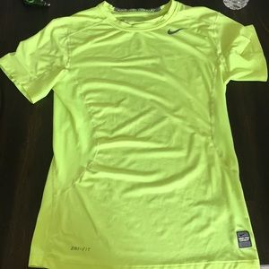 Nike pro combat neon men’s shirt